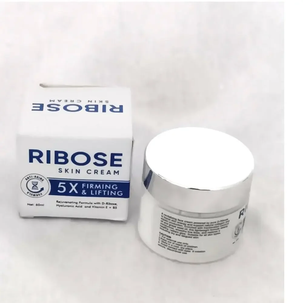 Ribose Skin Cream 5x Firming Lifting Hyaluronic Vitamin E 60ml/ 2 oz Fine Line